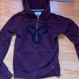 Purple tna zip up hoodie